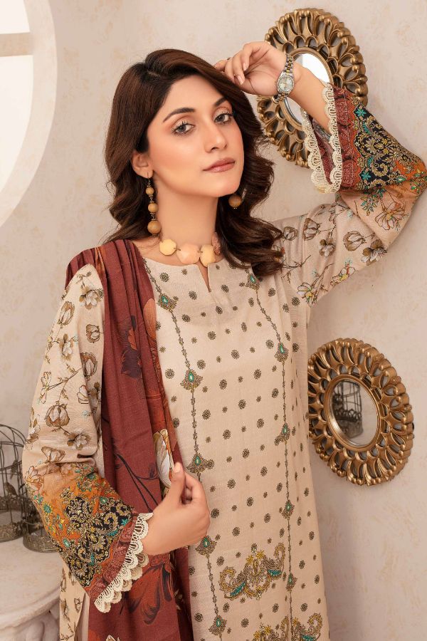 Feroza Falak Slub Linen`24 D#05