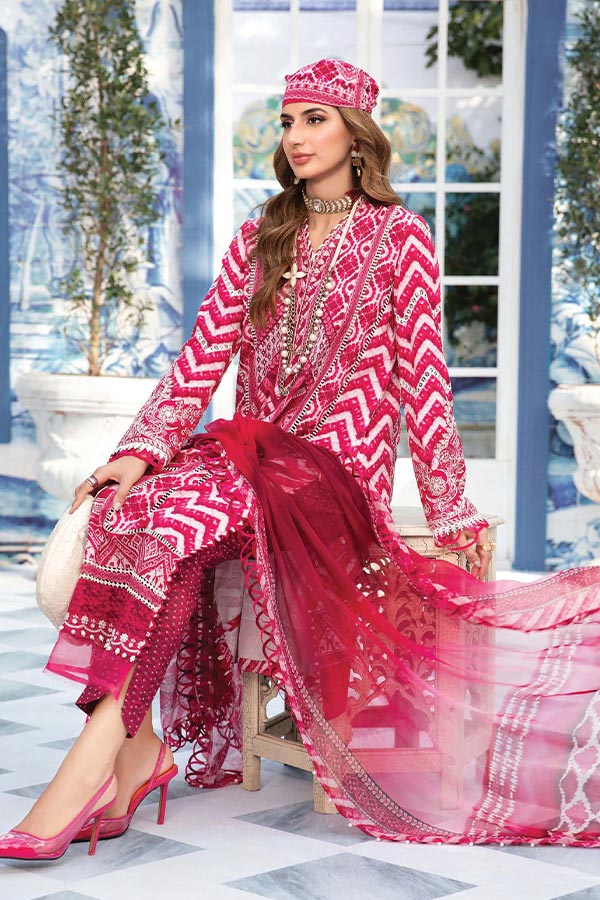 Maria B M Prints Eid Edit`24 D#08 A