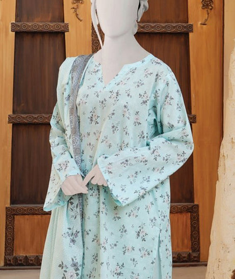 Oriens D/Print Lawn`25 D#817 L-Ferozi