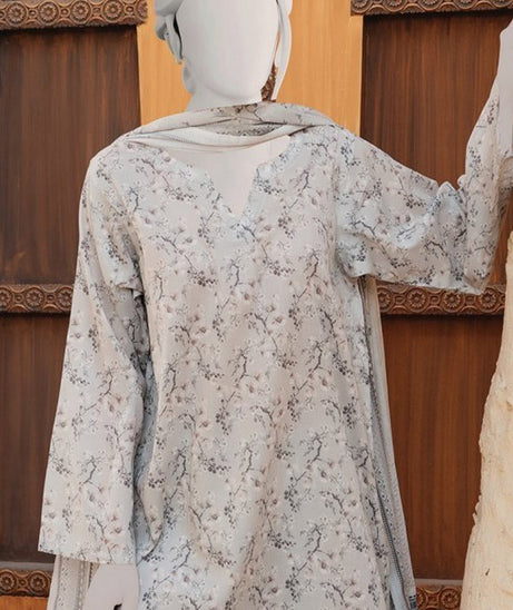 Oriens D/Print Lawn`25 D#818 Grey