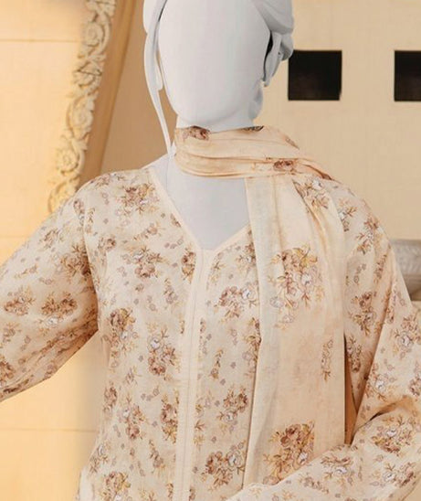 Oriens D/Print Lawn`25 D#820 L-Peach