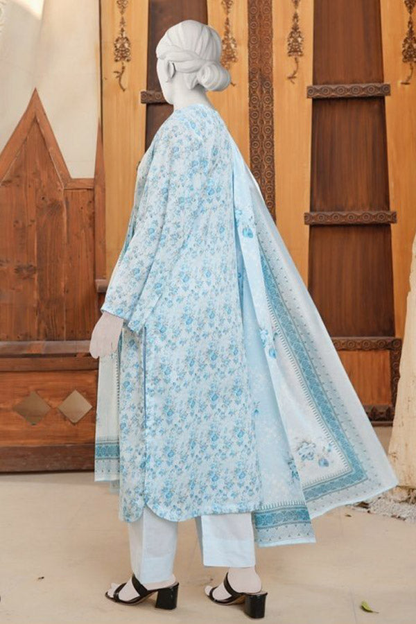 Oriens D/Print Lawn`25 D#822 L-Blue