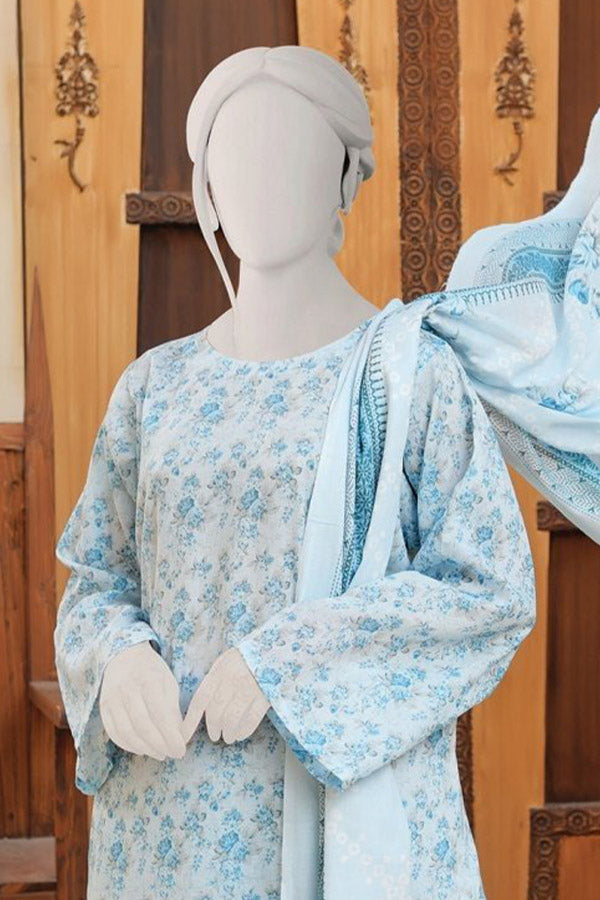 Oriens D/Print Lawn`25 D#822 L-Blue