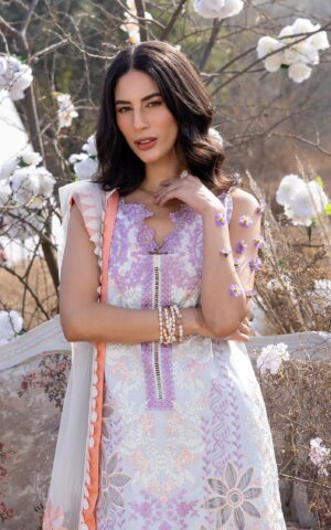 Asifa &amp; Nabeel Aleyna Lawn Summer'23 ASL#06 (Daisy B)