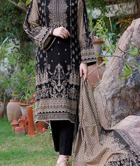 Daman Lawn'22 D#1517 Black