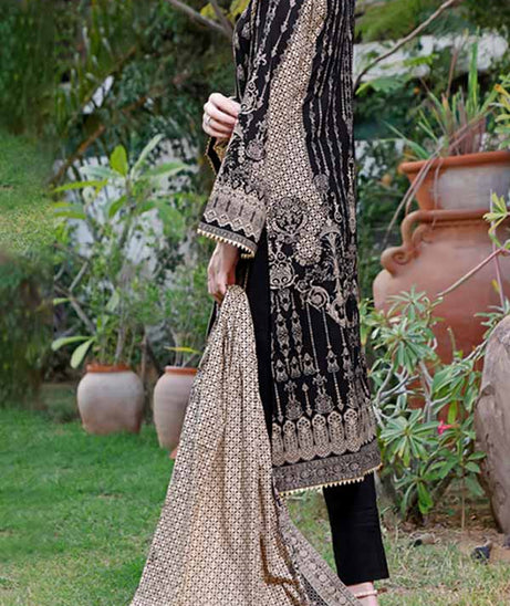 Daman Lawn'22 D#1517 Black