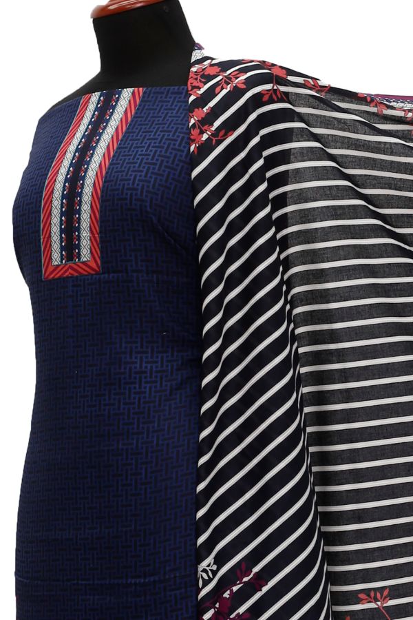 Daman Print Lawn`21 D#1301 (Blue)