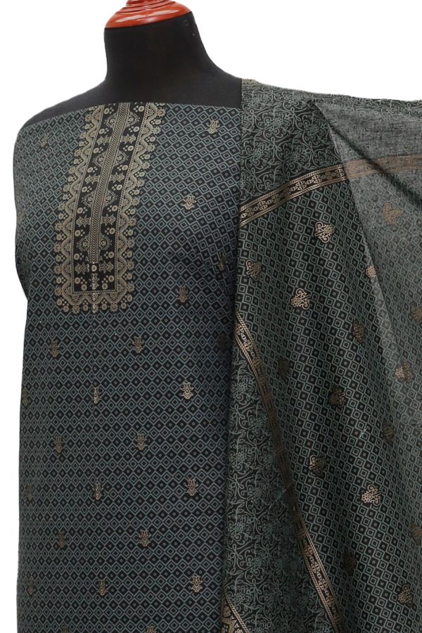 Daman Print Lawn`21 D#1302 (Black)