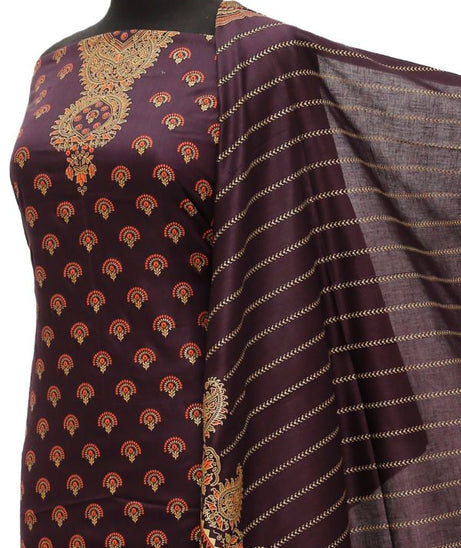 Daman Print Lawn`21 D#1312 (Chocolate)