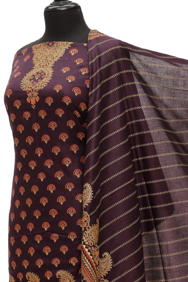 Daman Print Lawn`21 D#1312 (Chocolate)