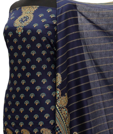 Daman Print Lawn`21 D#1312 (Nevy Blue)