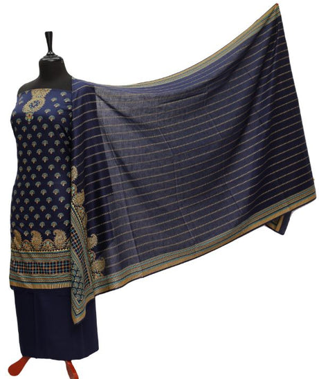 Daman Print Lawn`21 D#1312 (Nevy Blue)