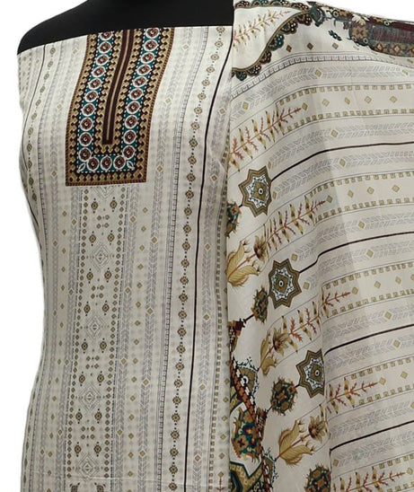 Daman Print Lawn`21 D#1315 (G-Brown)