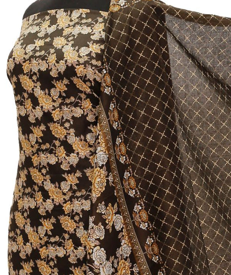 Daman Print Lawn`21 D#1316 (Chocolate)