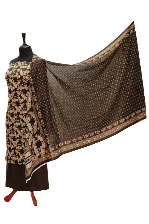 Daman Print Lawn`21 D#1316 (Chocolate)