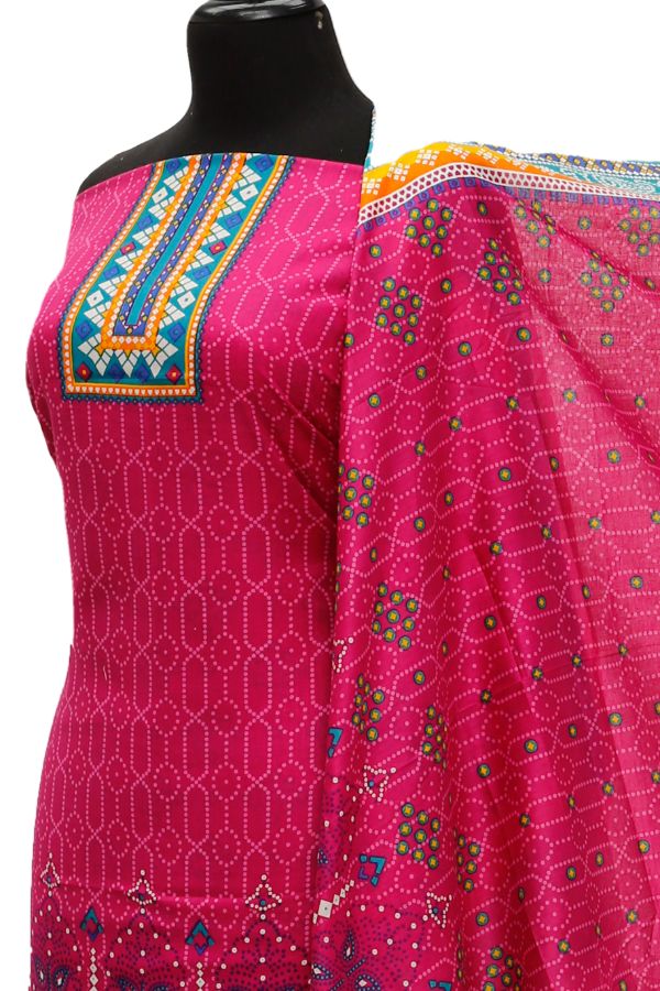 Daman Print Lawn`21 D#1319 (Sh-Pink)
