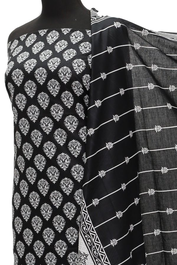 Daman Print Lawn`21 D#1320 (Black)