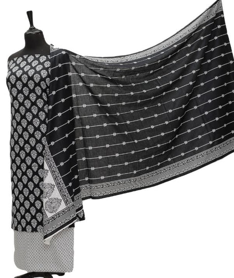Daman Print Lawn`21 D#1320 (Black)