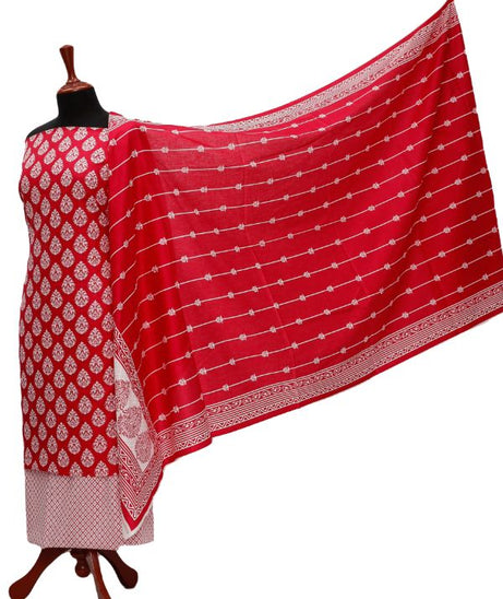 Daman Print Lawn`21 D#1320 (Red)
