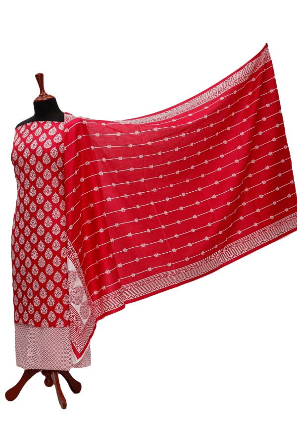 Daman Print Lawn`21 D#1320 (Red)