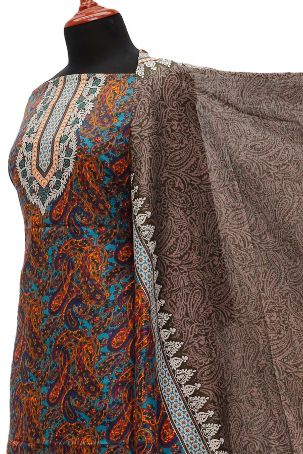 Daman Print Lawn`21 D#1323 (D-Sea Green)