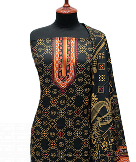 Daman Print Lawn'24 D#901 (Black)