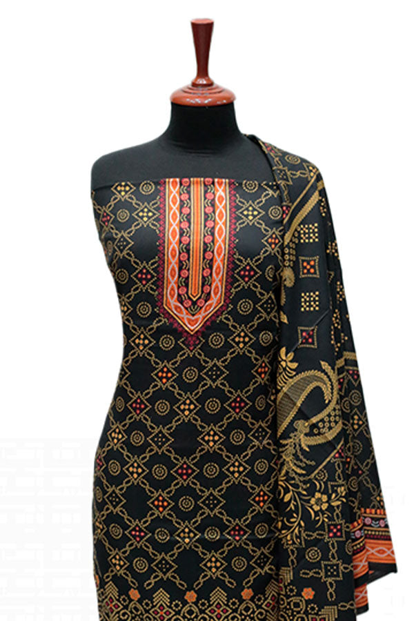 Daman Print Lawn'24 D#901 (Black)