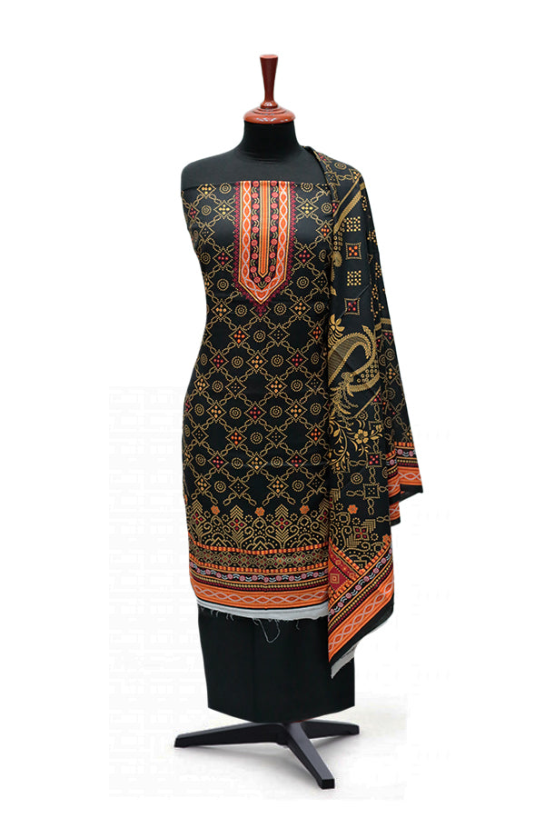 Daman Print Lawn'24 D#901 (Black)