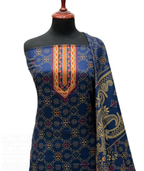 Daman Print Lawn'24 D#901 (Blue)