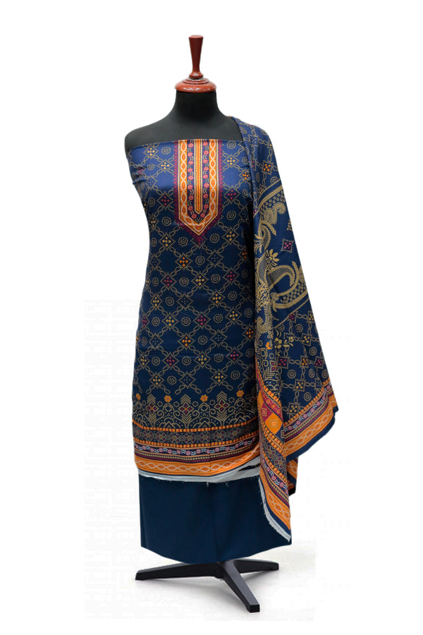 Daman Print Lawn'24 D#901 (Blue)