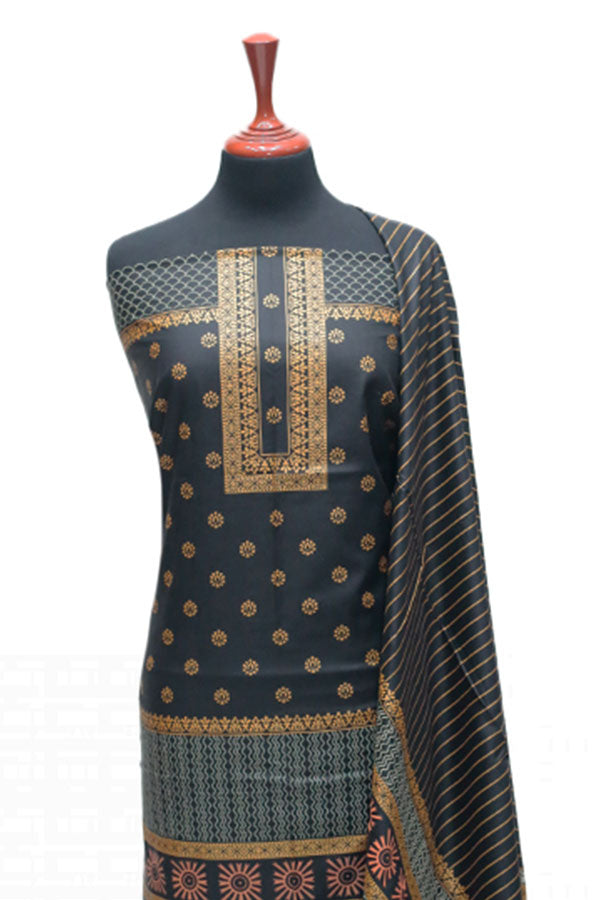 Daman Print Lawn'24 D#906 (Black)