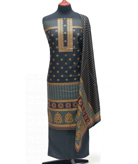 Daman Print Lawn'24 D#906 (Black)