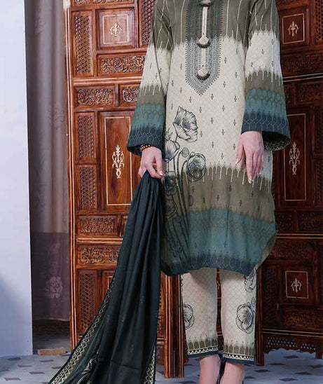Daman Print Lawn'22 D#1502 D Green