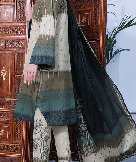 Daman Print Lawn'22 D#1502 D Green
