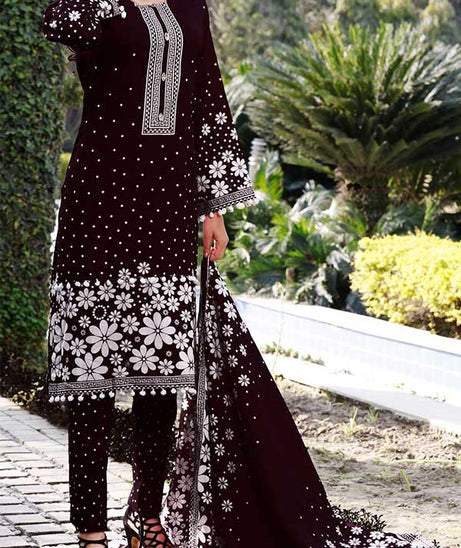 Daman Print Lawn'22 D#1514 Black