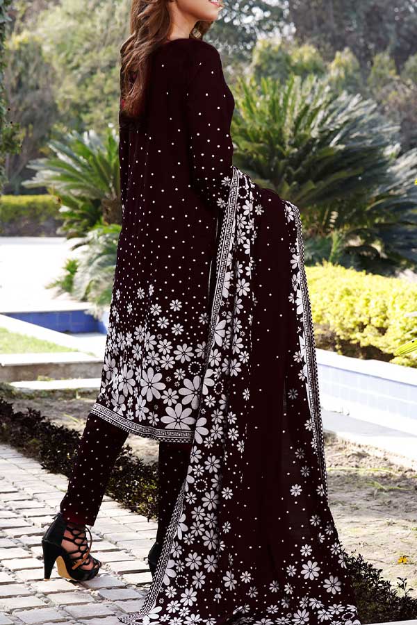 Daman Print Lawn'22 D#1514 Black