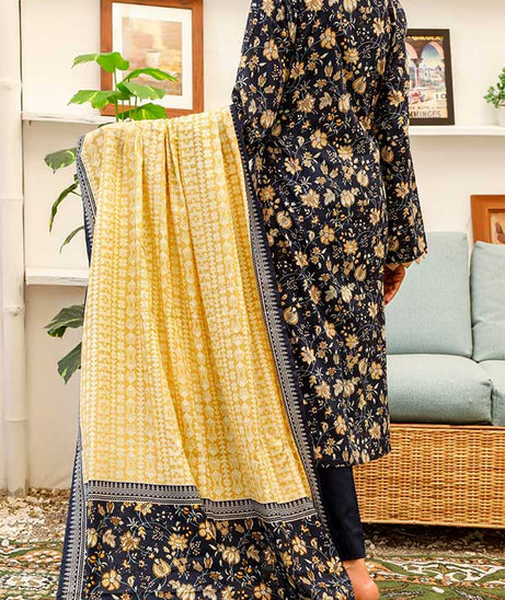 Daman Print Lawn'22 D#1518 Blue