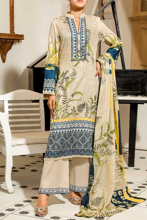 Daman Print Lawn'22 D#1526 L Ferozi