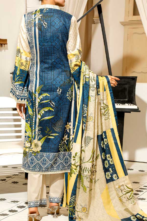 Daman Print Lawn'22 D#1526 L Ferozi
