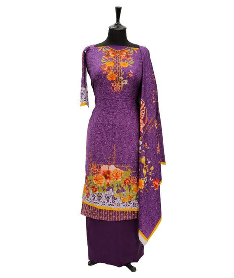 Daman Twill Linen`19 D#112 Purple