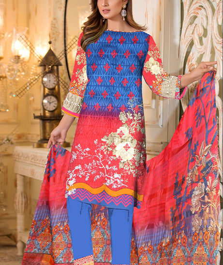 Dastoor Silk Emb Collection`21 D#03
