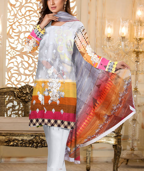 Dastoor Silk Emb Collection`21 D#04