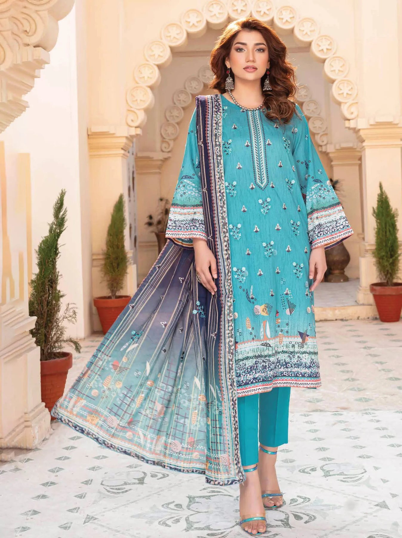 Rang Raiz Dastoor Lawn'24 D#01