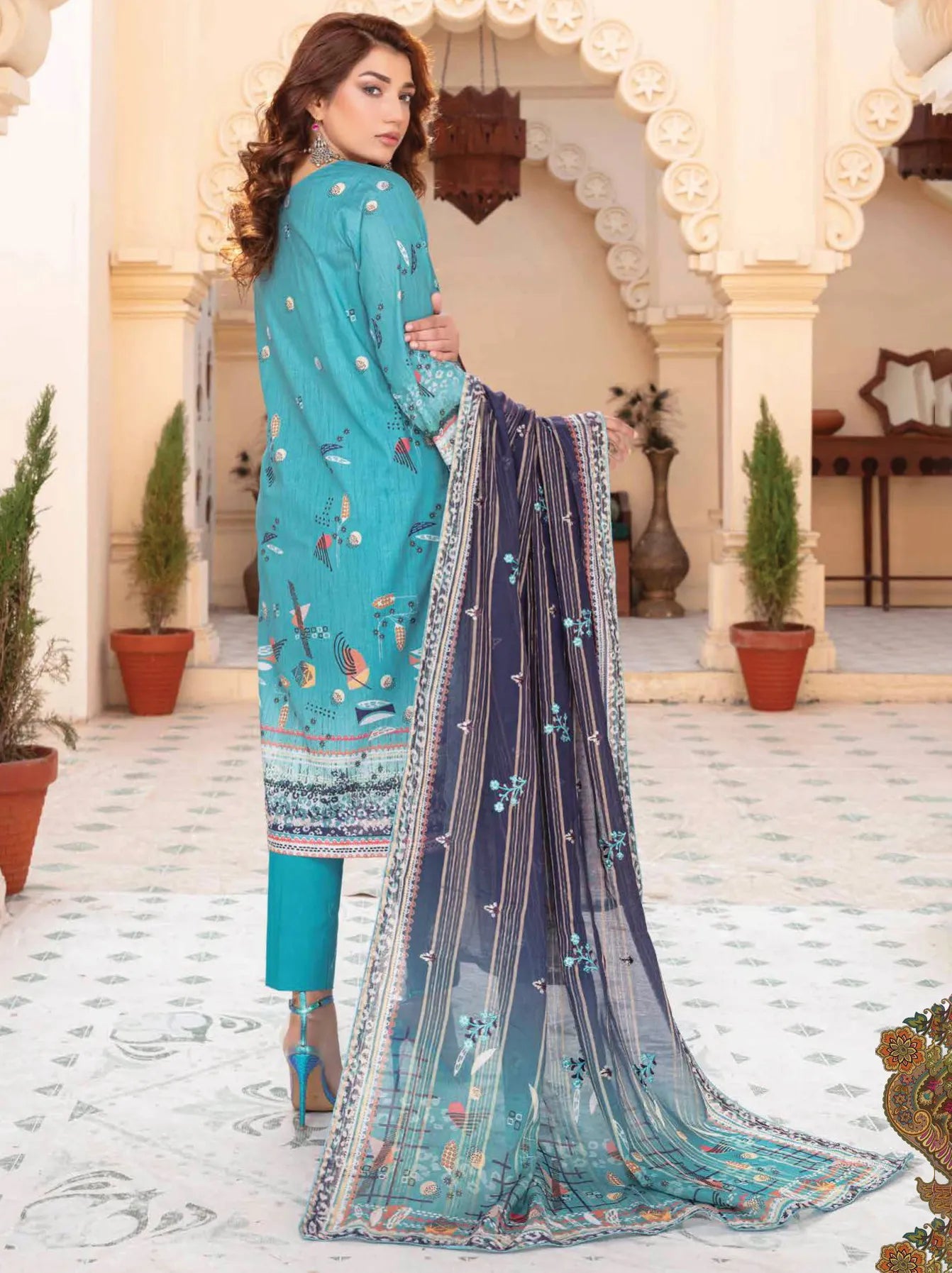 Rang Raiz Dastoor Lawn'24 D#01