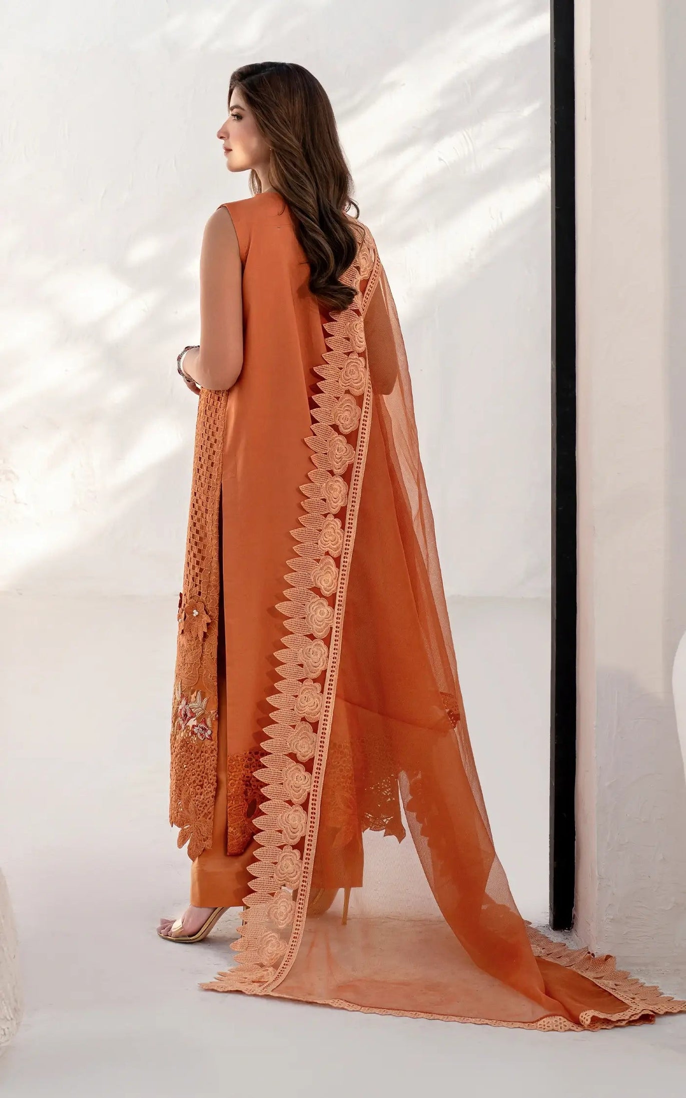 Asifa & Nabeel Azalia Luxury Lawn'25 Day lily (AZL25-07)