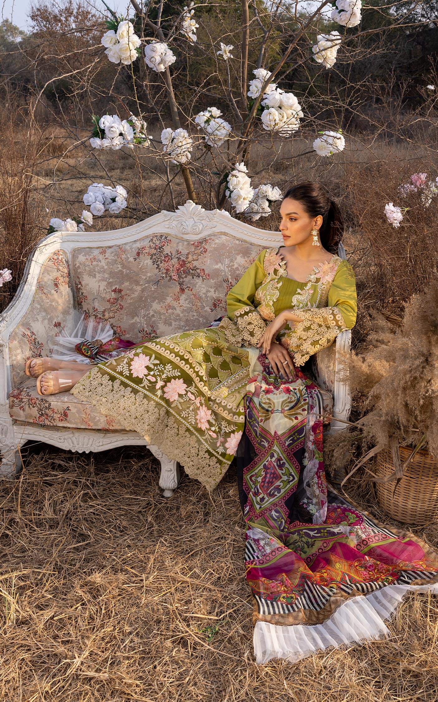 Asifa &amp; Nabeel Aleyna Lawn Summer'23 ASL#05 (Daylily)