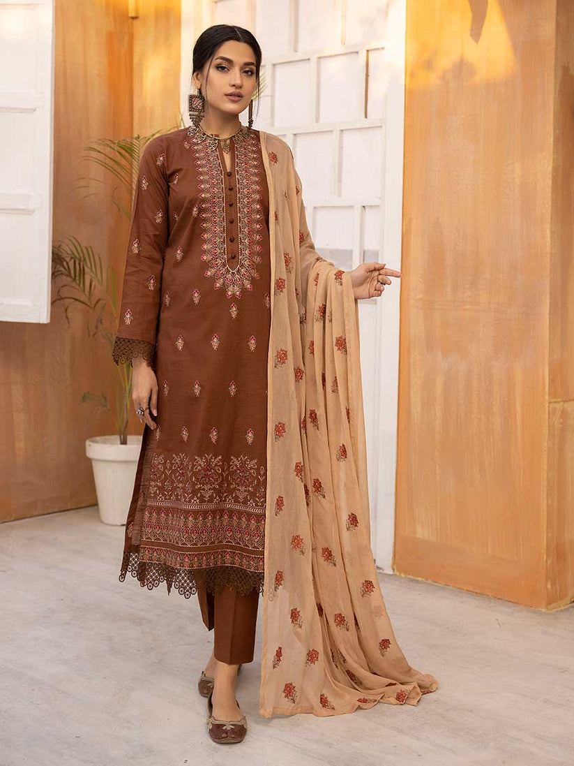 Aalaya De Lace Emb Lawn'23 Vol#01 D#06