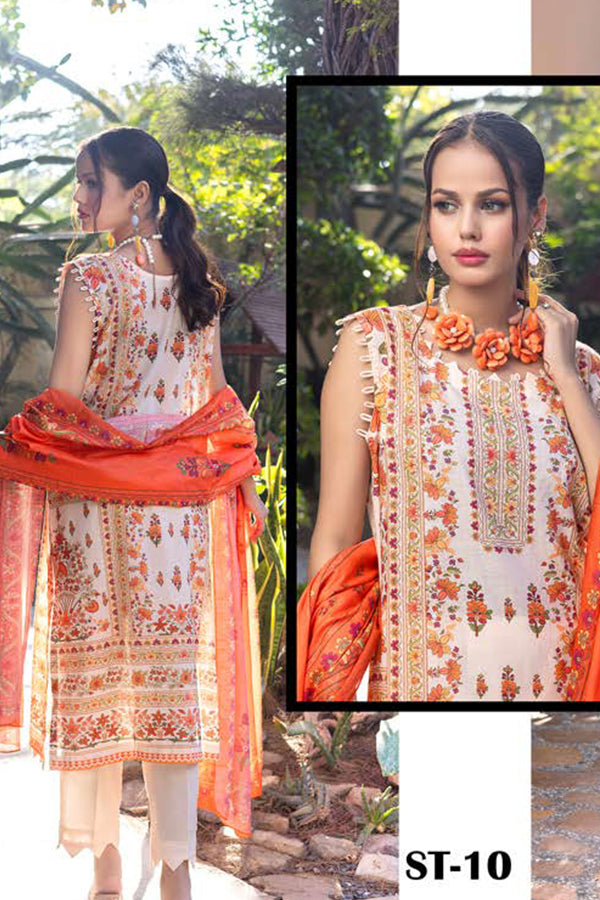 Deeba Digital Print Lawn`24 ST#10