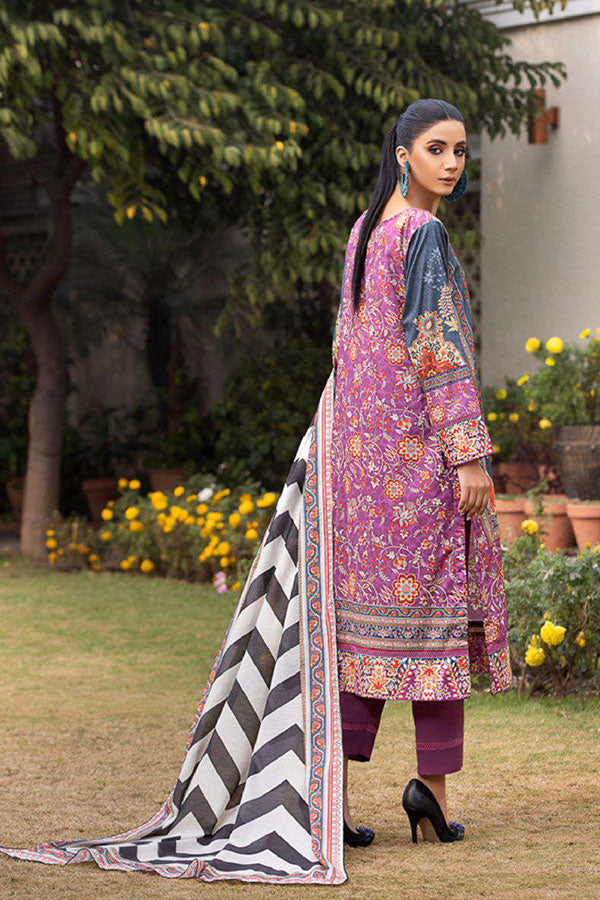 Deeba S/S Digital Lawn`23 D#1 (Ash White)