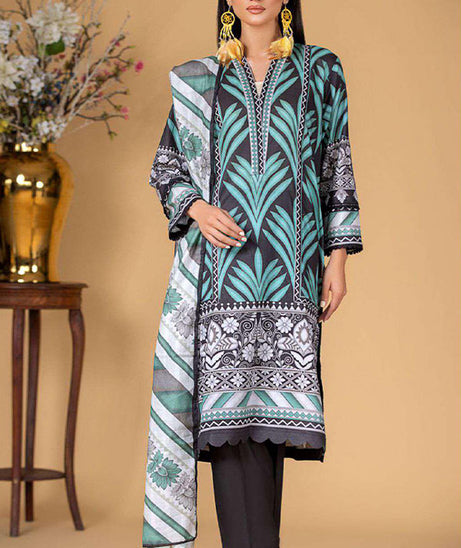 Deeba S/S Digital Lawn`23 D#1 (Black)